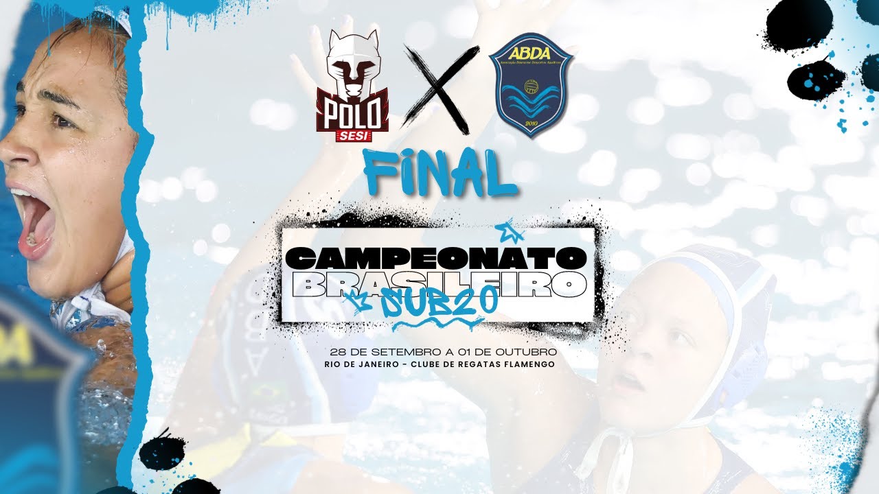 Campeonato Brasileiro Sub20 de Polo Aquático FINAL - FEMININO - SESI VL X ABDA  - TV ABDA