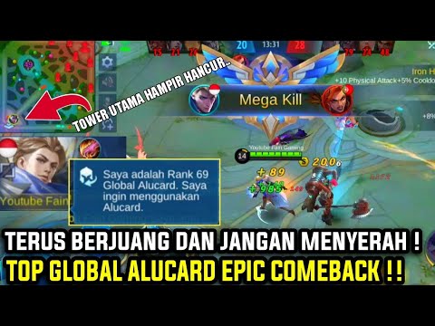 EPIC COMEBACK!! USER ALUCARD JANGAN PERNAH MENYERAH DALAM KEADAAN APAPUN
