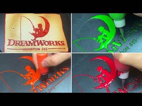 DreamWorks Animation Logo Variants Pancake Art