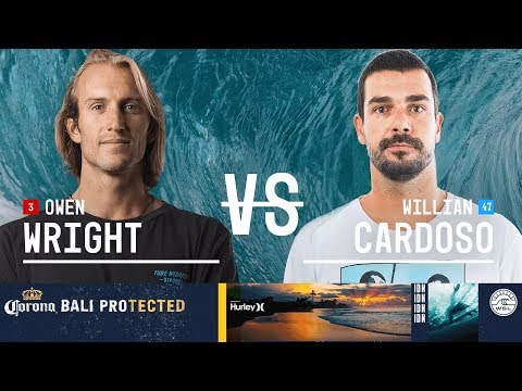 Owen Wright vs. Willian Cardoso - Round Three, Heat 3 - Corona Bali Protected 2018