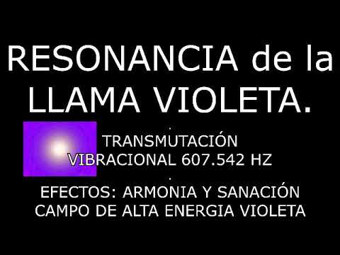 RESONANCIA DE LA LLAMA VIOLETA - TRANSMUTACIÓN DE ENERGÍAS NEGATIVAS