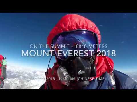 Everest 2018 -  summit day at 19 may 2018 - from Tibet site to the top - www.p82.pl