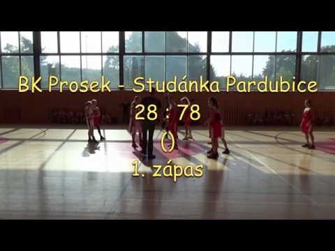 2016 1001 Basket U13 OP stř. Čechy _ Prosek - Studánka Pardubice