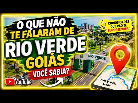 #O #que não te falaram de Rio Verde Goiás Você sabia?😱 DESSAS CURIOSIDADES?