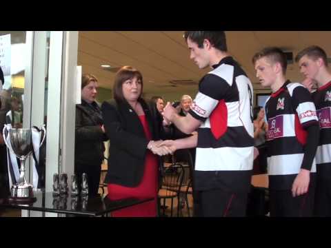 Darlington Presented With Runners Up Trophy