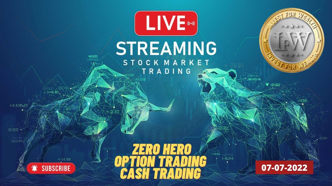 Zero Hero Trading | 07 July Live Trading | Nifty Trading Today | Banknifty and stocks trading live