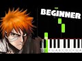 Never Meant To Belong Bleach OST BEGINNER Piano Tutorial