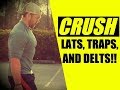 Lightning Fast Kettlebell Back, Shoulders, and Traps Workout | Chandler Marchman