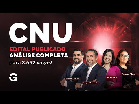 CNU 2025: Análise Completa do EDITAL do Enem dos Concursos!