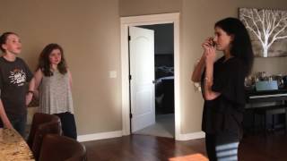 Sleepover Theater party with 14 girls… I took out my eyes for them