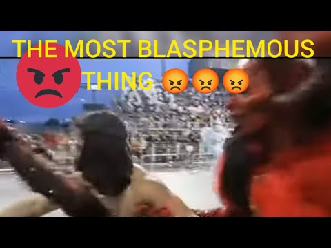 Brazil worships Satan & mocks Jesus at carnival celebration 😡👿 #brazil #saopaulo #christianity