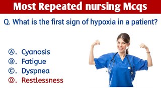 Most Repeated Nursing Mcqs | All Nursing Exams Questions | NORCET | RRB | ANM | BSC | NCLEX
