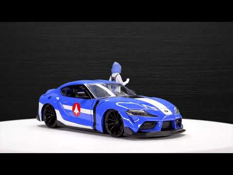 Машина металева Jada Роботех Тойота Супра з фігуркою Макса Стерлінг 1:24 (253255051)