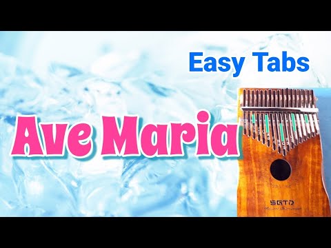 Ave Maria - G. Caccini (Easy Tabs/Tutorial/Play-Along)【Kalimba Cover】