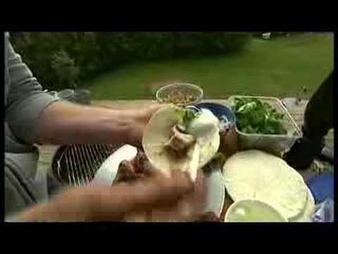 SVT: Niklas mat - grillat tortillabröd med kyckling