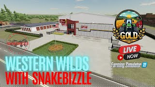 Chatting with SnakeBizzle | Western Wilds | Map Build | Live Stream | #fs22