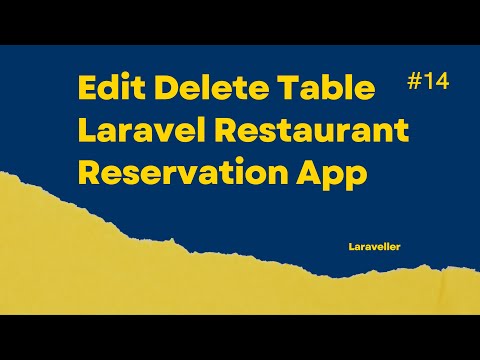 Laravel Restaurant Reservation Website Laravel 9 Tutorial