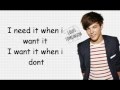 Louis Tomlinson - Because Of You (Lyrics) 