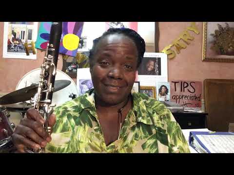 Doreen’s Clarinet lesson (Playing over the break)