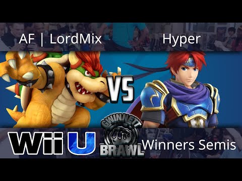 Gwinnett Brawl August 2017 - AF | LordMix (Bowser) vs Hyper (Roy) - Smash 4 Winners Semis