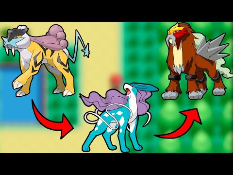 Como Pegar os Cães Lendários [Raikou, Entei, Suicune] No Pokémon FireRed