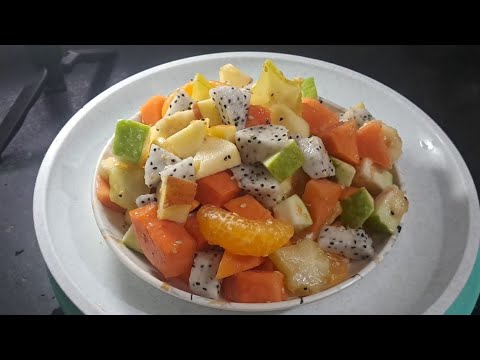Winter special"Fruit Salad"🌈Rainbow Fruit Salad Recipe | Super Fresh,Healthy,Colorful & Energy Boost