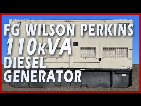 FG Wilson 110kVA Diesel Generator run test | #fgwilson Authorised Dealer #testrun #generators