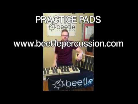 Beetle Percussion / Matthew Coley Mar./Xylo. Practice Pads (vid.3) - Count Down to the Release (7/1)