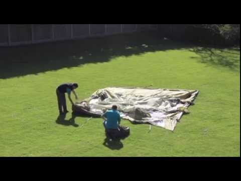 Vango Airbeam Tent Inspire / Eclipse pitching in real time