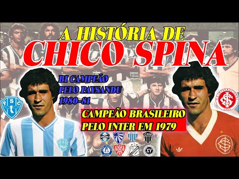 A HISTÓRIA DE "CHICO SPINA" HERÓI DO INTERNACIONAL EM 1979 E ÍDOLO DO PAYSANDU NOS ANOS 80.