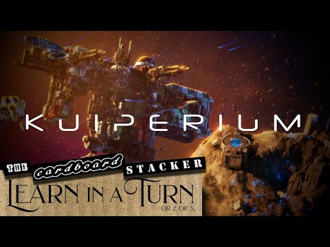 HOW TO PLAY Kuiperium  - LEARN IN A TURN - The Cardboard Stacker