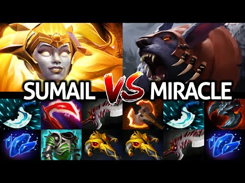 MIRACLE Ursa Carry VS SUMAIL Dawnbreaker Mid | Crazy Battle Dota 2