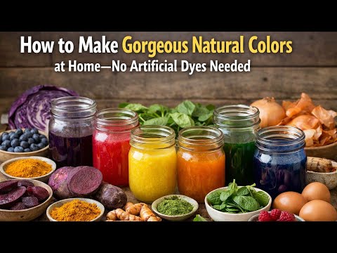 The Home Baker's Secret: Making Vibrant Natural Food Colors
