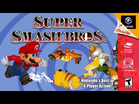 Smash 64 Intro in Super Smash Bros. Melee