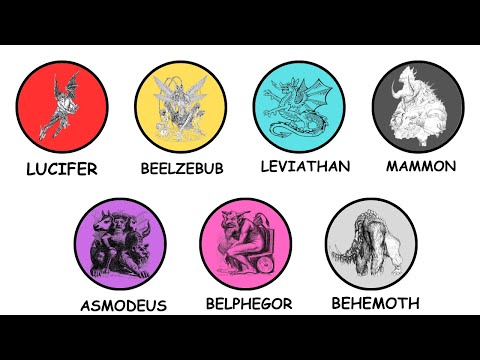 7 Princes of Hell in 6 Minutes- Lucifer, Beelzebub, Leviathan, Mammon, Asmodeus, Belphegor, Behemoth