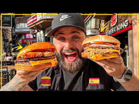 WE TRIED SPAIN'S BIZARRE BURGER KING FOR THE FIRST TIME