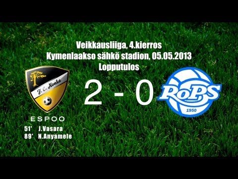 HonkaTV kooste: FC Honka - RoPS 2-0 [09.05.2013]