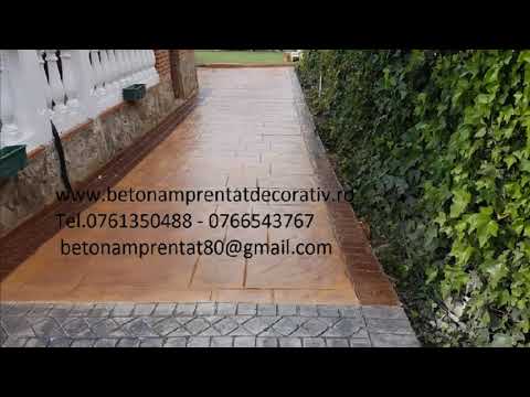 Beton Amprentat Petrilaca - Mureș Tel.0761350488 -0766543767