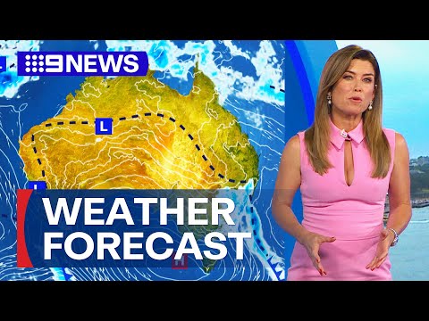 Australia Weather Update: Storms and rain set for country's south-east | 9 News Australia