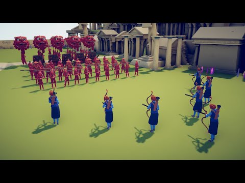 7x ARTEMIS vs 51x EVERY FACTION - TOTALLY ACCURATE BATTLE SIMULATOR | TABS
