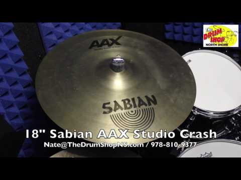 Sabian AAX Studio Crash 18" - The Drum Shop North Shore