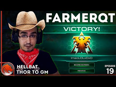 I am an ACTUAL Farmer in SC2! | MASS Hellbat & Thor to Grandmaster #19