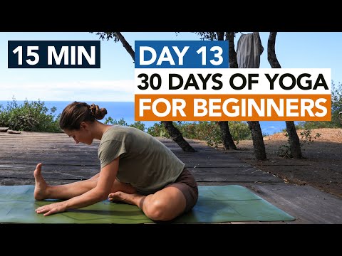15 Min Evening Yoga Routine (Day 13) 30 Days of Yoga For Beginners thumbnail