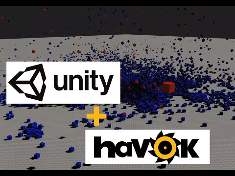 Unity Havok Physics Test - Throwable Cubes!