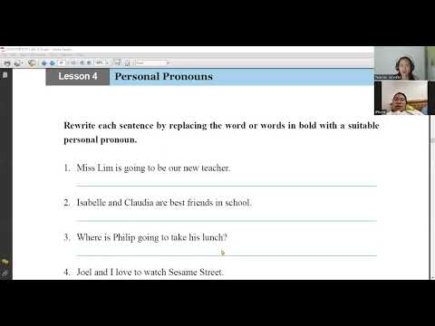 Oral Practice and Substitution Drills, Personal Pronouns and Historic Sites Grade 12