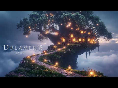 DREAMER'S PLACE | Soothing Fantasy Ambient Music with Rain - Ethereal Relaxation Soundscape