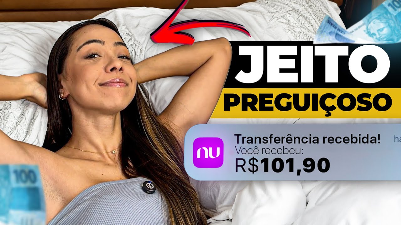 O JEITO mais PREGUIÇOSO DE GANHAR DINHEIRO na internet sem sair de casa| Trabalhar em casa