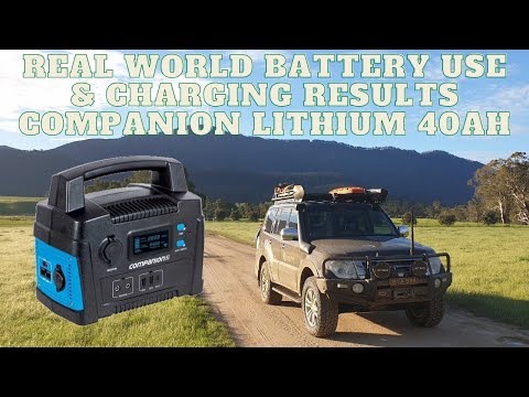 Companion Rover Lithium 40Ah Real World Battery Use & Charging