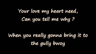 Mavado - I Know U Want Me (Compassion Riddim) lyrics on screen
