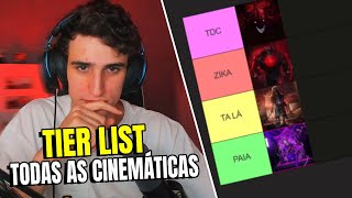 CALIGRAFO FAZ A TIER LIST DE TODAS CINEMÁTICAS DE ORDEM